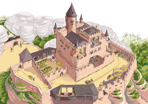 Chateau Fort Chateaux Forts Alsace